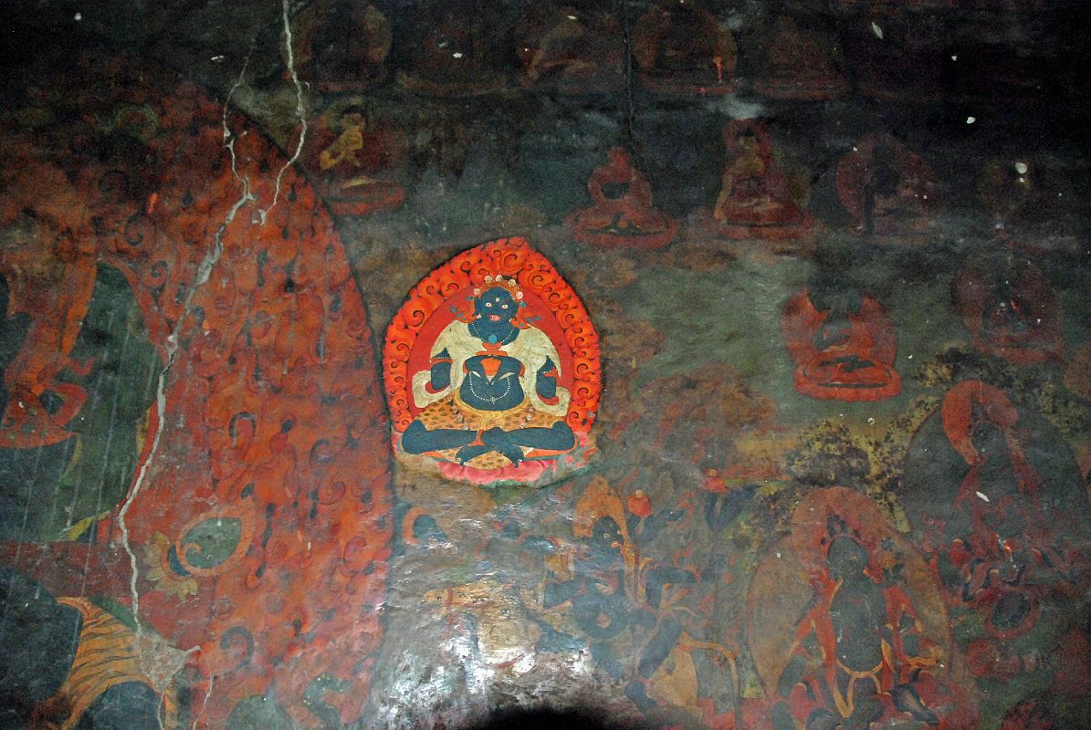 Mustang Lo Manthang 03 05 Chyodi Old Gompa Painting Restoration